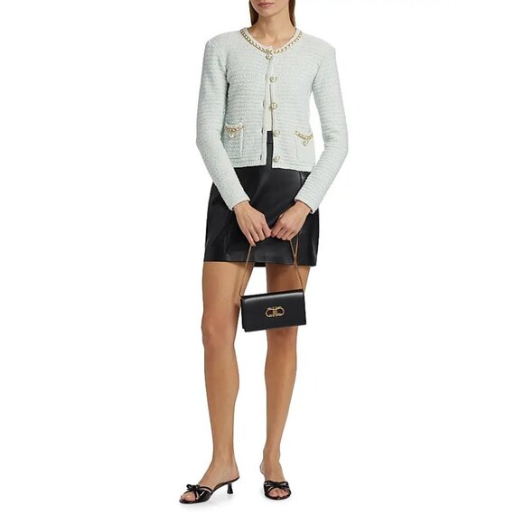 NEW Generation Love - Sizes S, L Women's Kelly Chain Cardigan, Opal Melange - Picture 2 of 7